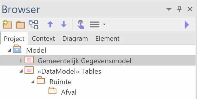 Maak een plek om tabellen uit te genereren