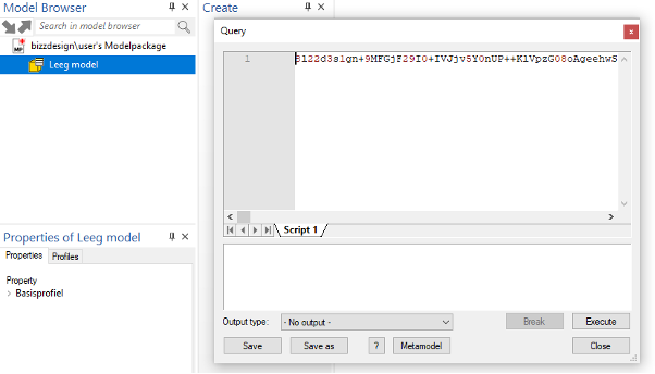 Selecteer het UML-model